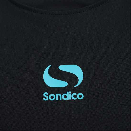 Sondico Тениска Момчета Fundamental Polo T Shirt Junior Boys Black/Teal Детски тениски и фланелки