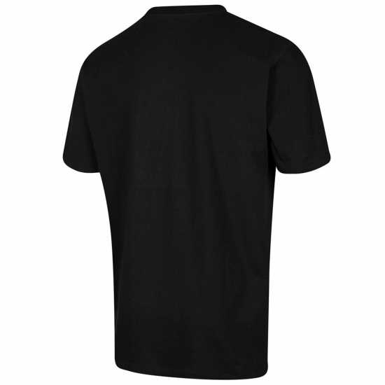 Мъжка Риза Golds Gym Logo T-Shirt Mens Черно/Злато Мъжки тениски и фланелки