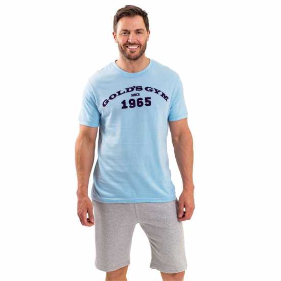 Мъжка Риза Golds Gym Logo T-Shirt Mens  Мъжки тениски и фланелки