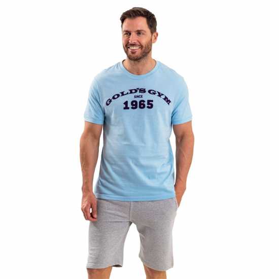 Мъжка Риза Golds Gym Logo T-Shirt Mens  Мъжки тениски и фланелки