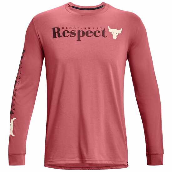 Under Armour Armour Ua Pjt Rock Respect Ls Gym Top Mens  Мъжки тениски и фланелки