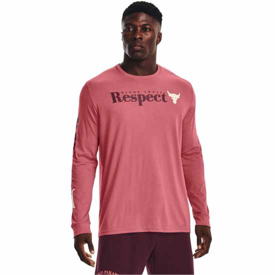 Under Armour Armour Ua Pjt Rock Respect Ls Gym Top Mens  Мъжки тениски и фланелки