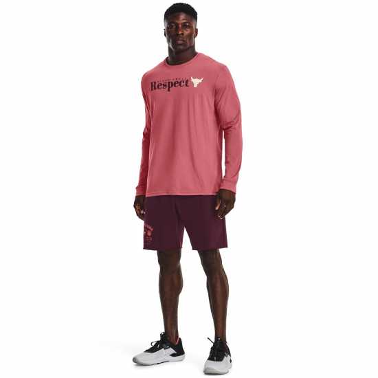 Under Armour Armour Ua Pjt Rock Respect Ls Gym Top Mens  Мъжки тениски и фланелки