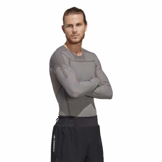 Мъжки дрехи за фитнес Adidas Мъжка Риза Дълъг Ръкав Drynamo Long Sleeve Shirt Mens Adidas Мъжка Риза Дълъг Ръкав Drynamo Long Sleeve Shirt Mens Мъжки дрехи за фитнес