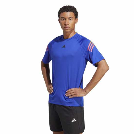 Adidas Мъжка Риза 3 Stripe T-Shirt Mens  Мъжки ризи