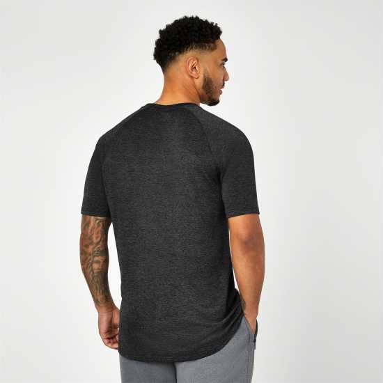 Everlast Мъжка Риза Essential Poly T-Shirt Mens Black Мъжки ризи