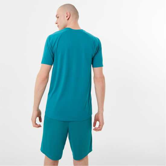 Everlast Мъжка Риза Essential Poly T-Shirt Mens Deep Lake Мъжки ризи