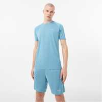 Everlast Мъжка Риза Essential Poly T-Shirt Mens Adriatic Blue Мъжки ризи