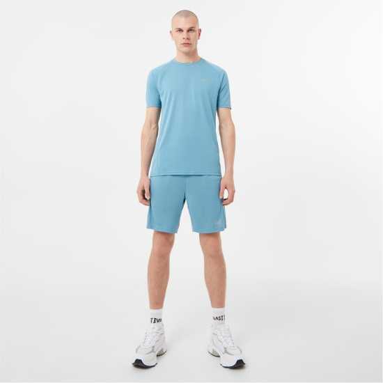 Everlast Мъжка Риза Essential Poly T-Shirt Mens Adriatic Blue Мъжки ризи