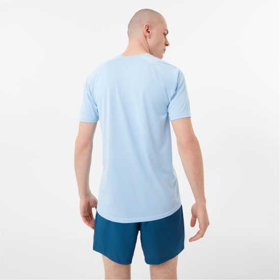 Everlast Мъжка Риза Essential Poly T-Shirt Mens Blue Bell Мъжки ризи