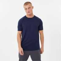 Everlast Мъжка Риза Essential Poly T-Shirt Mens Navy Мъжки ризи