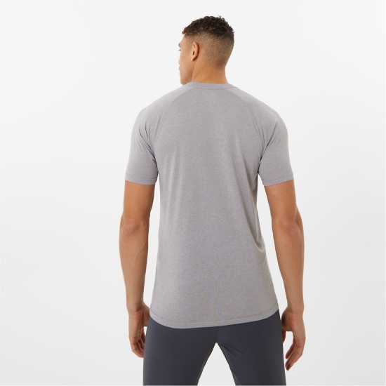 Everlast Мъжка Риза Essential Poly T-Shirt Mens Light Grey Marl Мъжки ризи