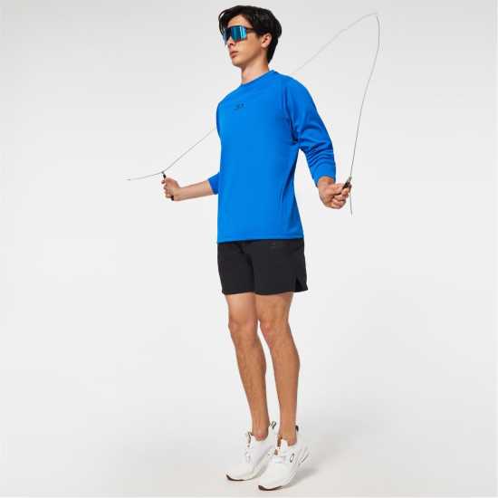 Oakley Мъжка Блуза Fond Long Sleeve T Shirt Mens Ozone Дрехи за фитнес
