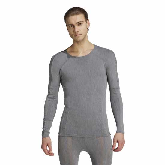 Adidas Мъжка Риза Drynamo Long Sleeve Training T-Shirt Mens  