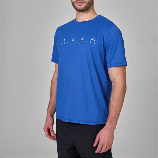 Мъжки тениски и фланелки Мъжка Риза Flux Active Graphic Logo T-Shirt Mens Кобалт Мъжка Риза Flux Active Graphic Logo T-Shirt Mens Кобалт Мъжки тениски и фланелки