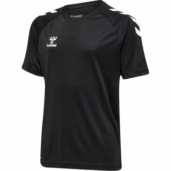 Детски тениски и фланелки Hummel Детска Тениска Core Training Poly T Shirt Junior Черно Hummel Детска Тениска Core Training Poly T Shirt Junior Черно Детски тениски и фланелки