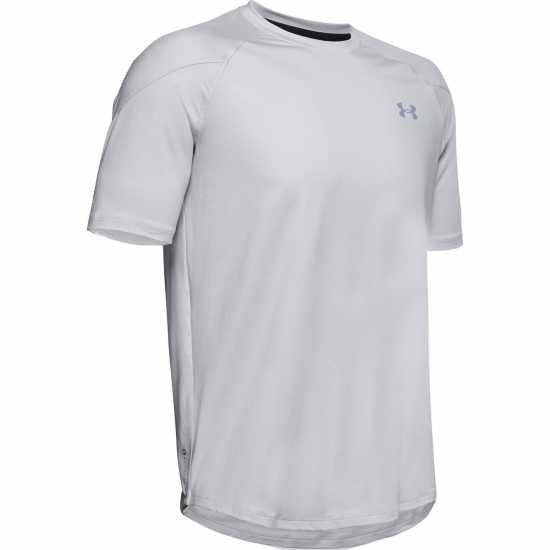 Under Armour Мъжка Тениска Recover Short Sleeve T Shirt Mens Halo Gray Мъжки ризи