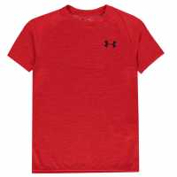Under Armour Tech™ 2.0 Short Sleeve T-Shirt Juniors Racer Red Детски тениски и фланелки