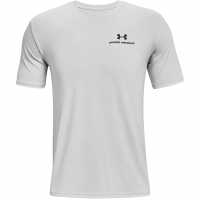 Under Armour Мъжка Тениска Rush Energy Short Sleeve T Shirt Mens Halo Grey/Black Мъжко облекло за едри хора