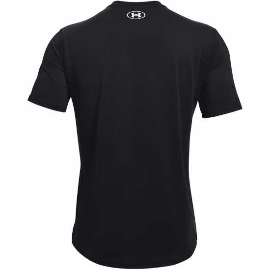 Under Armour Мъжка Тениска Rush Energy Short Sleeve T Shirt Mens Black/White Мъжко облекло за едри хора