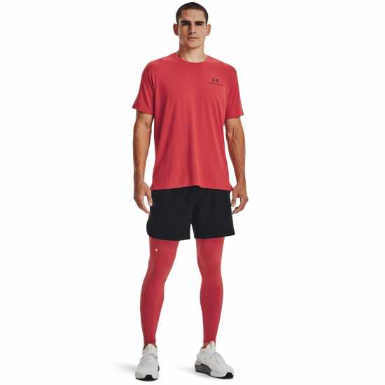 Under Armour Мъжка Тениска Rush Energy Short Sleeve T Shirt Mens Red Мъжко облекло за едри хора