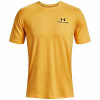 Under Armour Мъжка Тениска Rush Energy Short Sleeve T Shirt Mens Fire Orange Мъжко облекло за едри хора