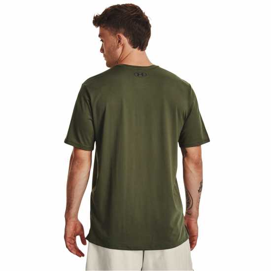 Under Armour Мъжка Тениска Rush Energy Short Sleeve T Shirt Mens Green Мъжко облекло за едри хора