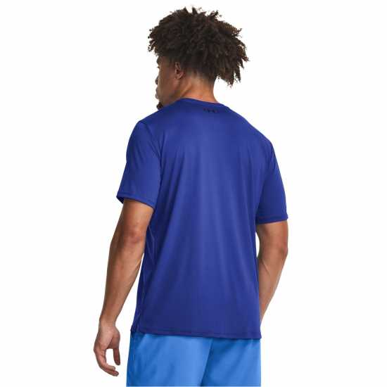 Under Armour Мъжка Тениска Rush Energy Short Sleeve T Shirt Mens Blue Мъжко облекло за едри хора