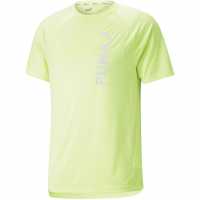 Puma Мъжка Тениска Ultrabreathe T Shirt Mens Fast Yellow Мъжки ризи