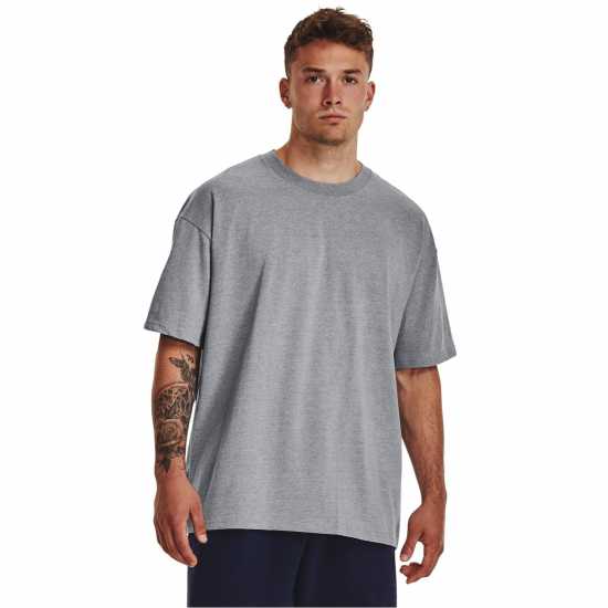 Under Armour Ovs Hvywt Ss Sn99 Gray Мъжки тениски и фланелки