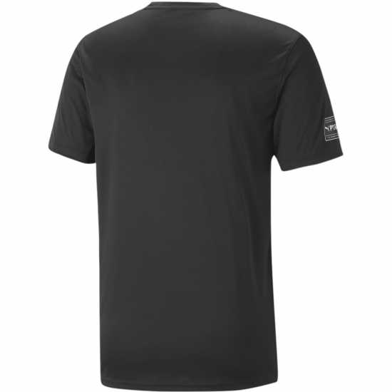 Puma Тениска С Лого Fit Logo Tee - Cf Graphic Puma Black Мъжки ризи