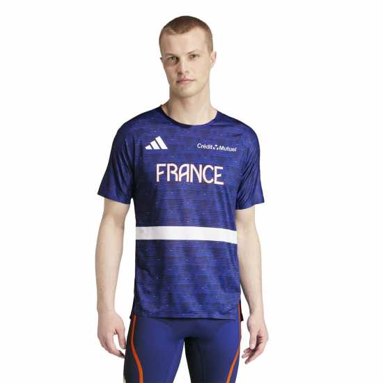 Атлетика Adidas Team France Athletisme T-Shirt Adidas Team France Athletisme T-Shirt Атлетика