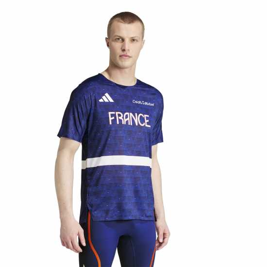 Атлетика Adidas Team France Athletisme T-Shirt Adidas Team France Athletisme T-Shirt Атлетика