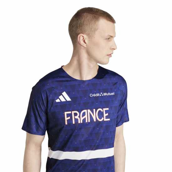 Атлетика Adidas Team France Athletisme T-Shirt Adidas Team France Athletisme T-Shirt Атлетика