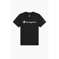 Champion Crewneck T Sn99 Black Мъжки ризи