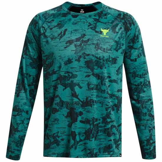 Under Armour Armour Pjt Rck Isochill Ls Gym Top Mens Blue Мъжки тениски и фланелки
