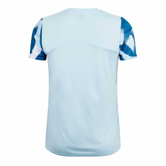 Umbro Protr Gym Tee Sn99 Blue Glo/White Мъжко облекло за едри хора