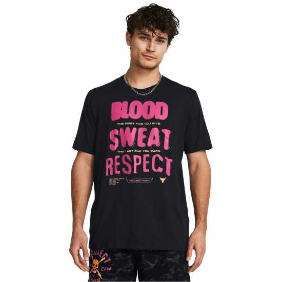 Атлетика Under Armour Armour Ua Pjt Rck Bsr Graphic Ss Gym Top Mens Under Armour Armour Ua Pjt Rck Bsr Graphic Ss Gym Top Mens Атлетика
