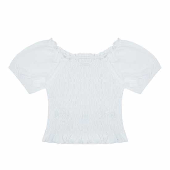 Firetrap Дамски Топ 2-Pack Bardot Top Juniors Хаки/Дитси Детски тениски и фланелки