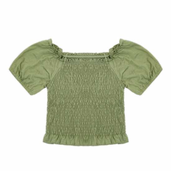 Firetrap Дамски Топ 2-Pack Bardot Top Juniors Черно/Малко Детски тениски и фланелки