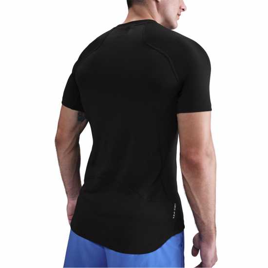 Nike Мъжка Тениска Къс Ръкав Pro Training Dri-Fit Short Sleeve Top Mens Black/White Мъжки тениски и фланелки