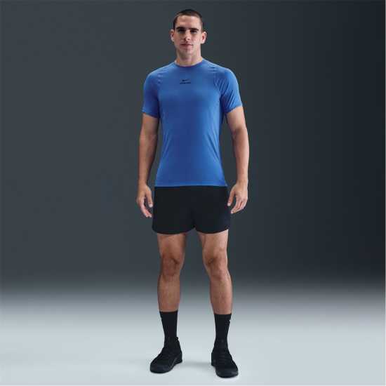 Nike Мъжка Тениска Къс Ръкав Pro Training Dri-Fit Short Sleeve Top Mens Comet Blue Мъжки тениски и фланелки