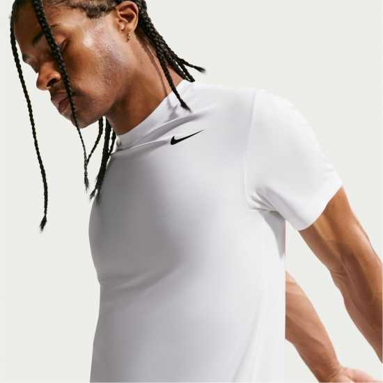 Nike Men's Flex Short Sleeve Performance Gym Top White 