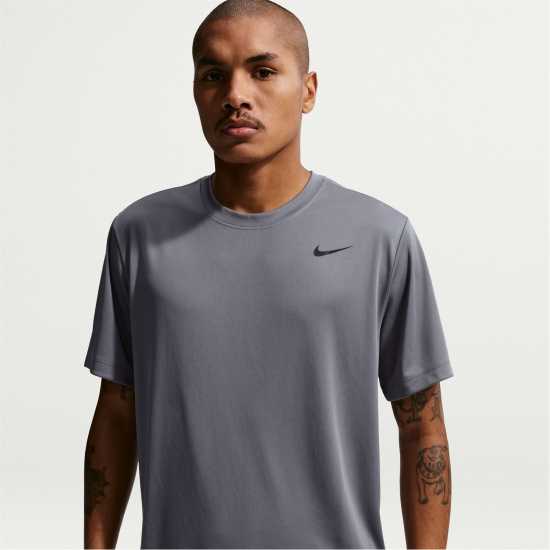 Nike Men's Flex Short Sleeve Performance Gym Top Grey 