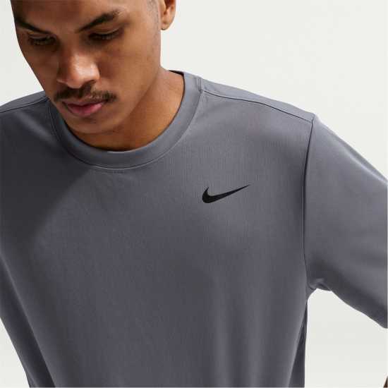 Nike Men's Flex Short Sleeve Performance Gym Top Grey 