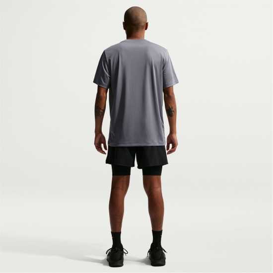 Nike Men's Flex Short Sleeve Performance Gym Top Grey 