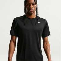 Nike Men's Flex Short Sleeve Performance Gym Top Black 