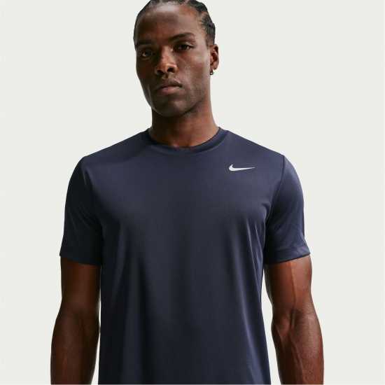Nike Men's Flex Short Sleeve Performance Gym Top Navy 