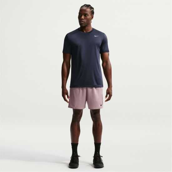 Nike Men's Flex Short Sleeve Performance Gym Top Navy 