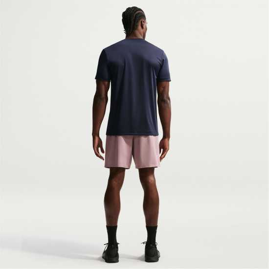 Nike Men's Flex Short Sleeve Performance Gym Top Navy 